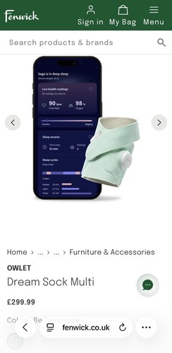 Owlet smart sock 3rd - owlet,